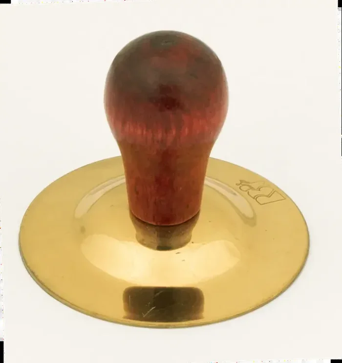 AMS 02 Inch Brass Finger Cymbals with Wooden Knobs – ED461 Series