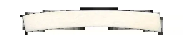 AMS Fingerboard Nut 43.5 x 3.2 x 6mm Strat Bone Curv