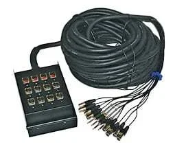AMS MC84 030 Mtr 12 Channel 8 + 4 Multi Core 8-Xlr/4-Jack