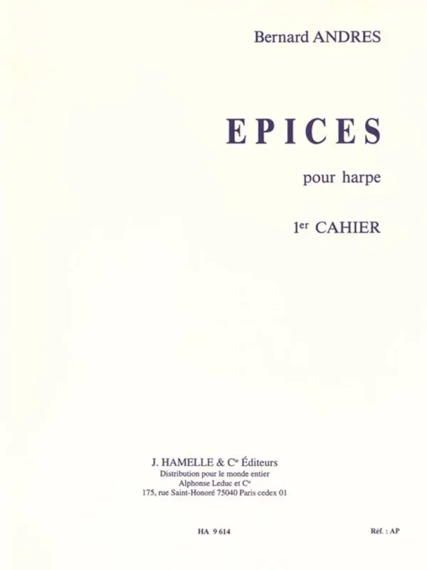 Andrès: Epices – Book 1