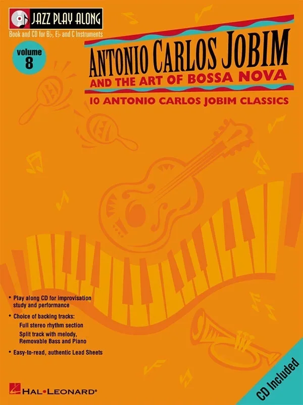 Antonio Carlos Jobim Jazz Play Along V8 Book/CD (Softcover Book/CD)