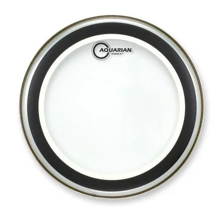 Aquarian 14″ Studio-X Clear 10mil Single Ply Drumhead with X Ring