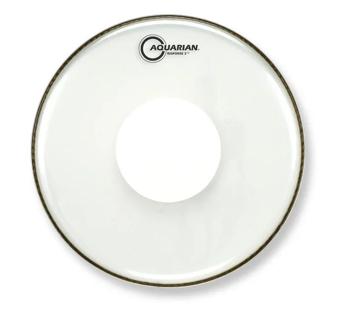 Aquarian 16 Inch Drum Head Clear W/Power Dot RSP2-PD16