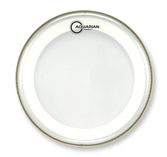 Aquarian 18 Inch Drum Head Clear W/Studio-X Ring MRS2-18