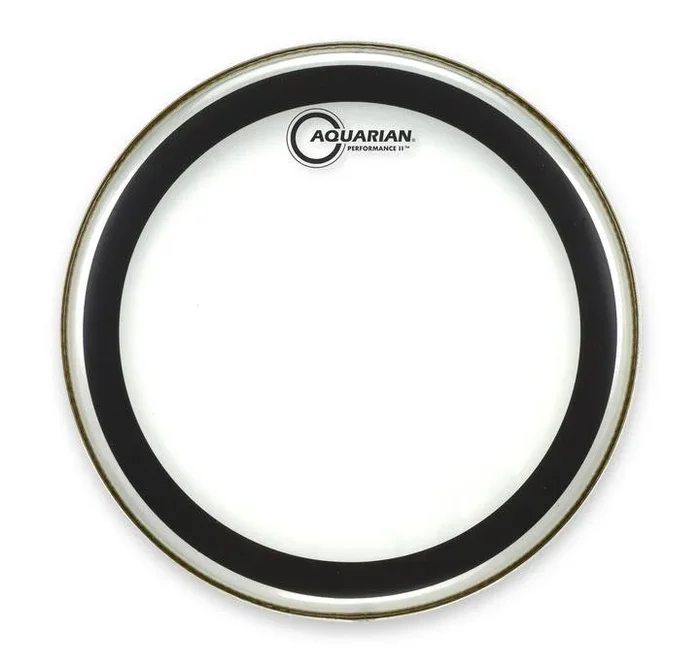 Aquarian 8″ Performance II Clear 7/7 Bonded Double Ply Drumhead