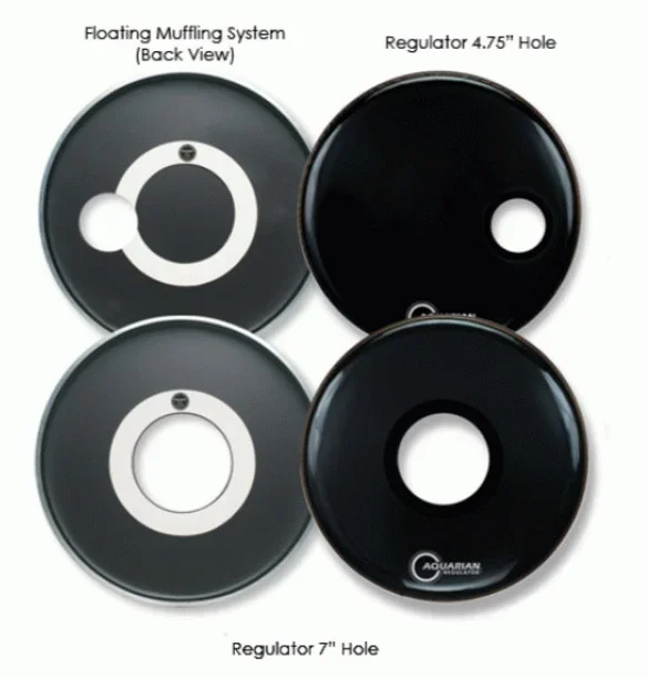 Aquarian RPT18W Regulator Large 7 White Drumhead
