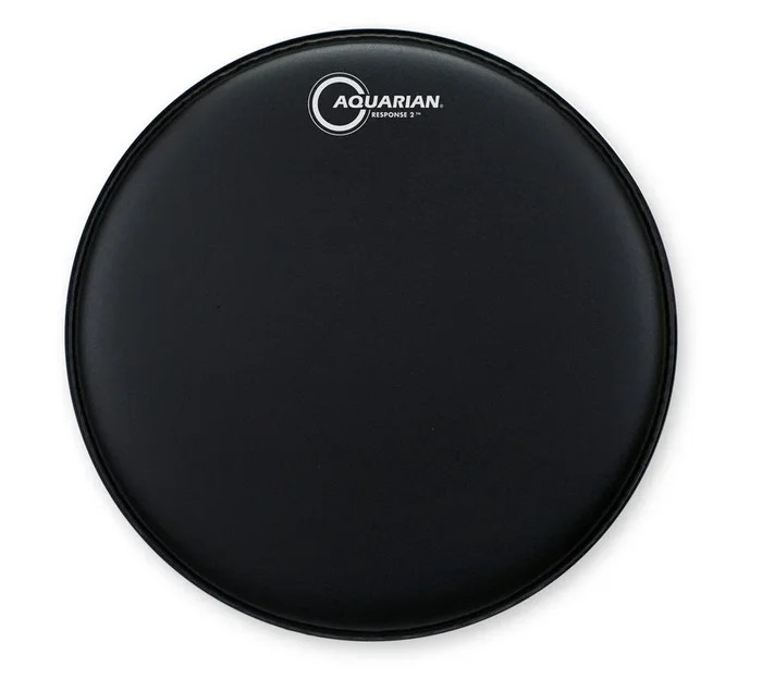 Aquarian TCRSP2-18BK Response2 Tex-Coated Drumhead