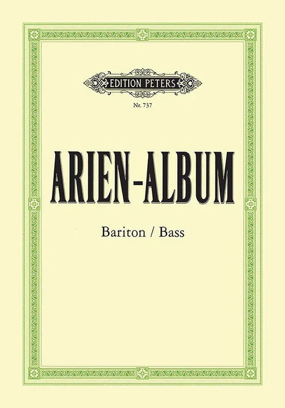 Aria Album for Baritone/Bass