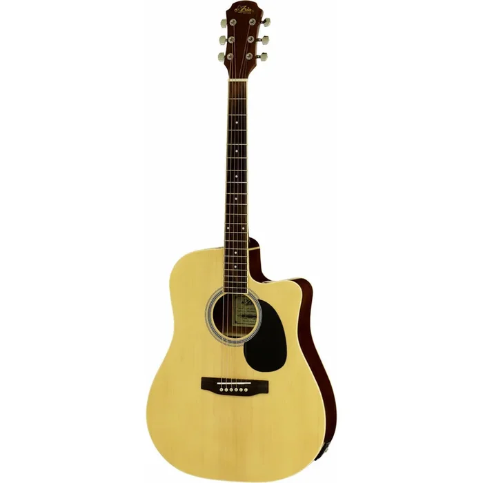 Aria AWN-15CE Prodigy Series Cutaway Acoustic/Electric Guitar Natural Gloss