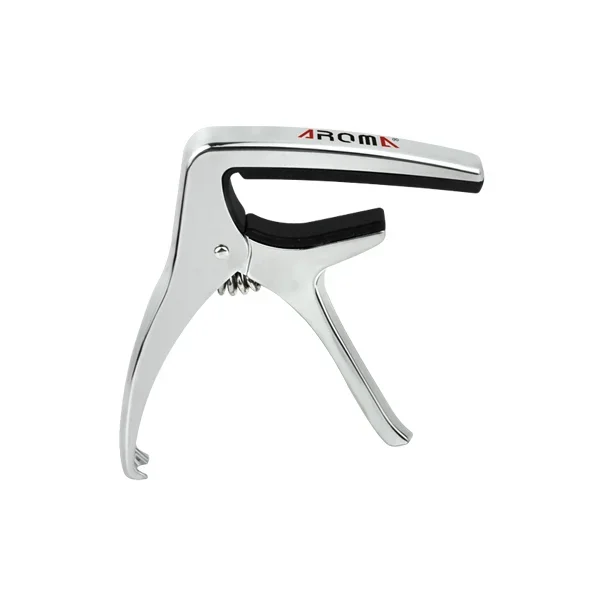 Aroma AC-21 Matte Acoustic/Electric Capo Silver