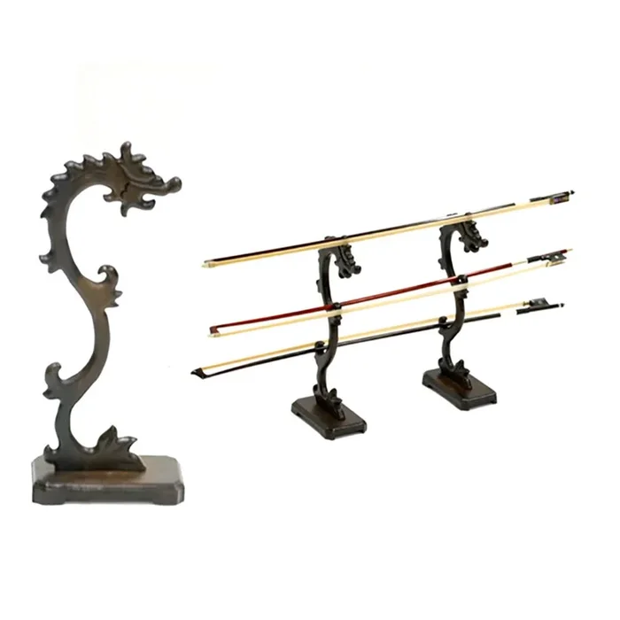 Articulated Carved Dragon Violin Bow Stand