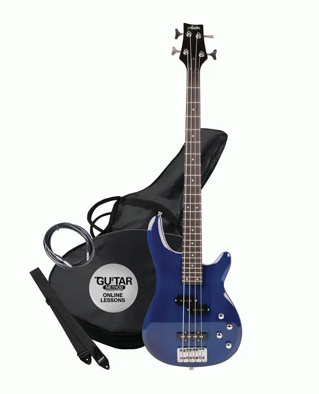 Ashton AB4TDB Bass Guitar Only Dark Blue