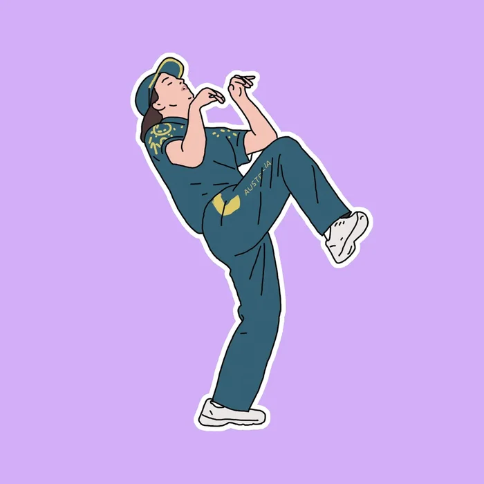 Australia Breakdancer – Funny Pop Culture Sticker