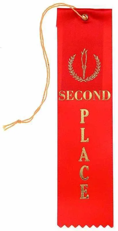 Award Ribbon Second Place