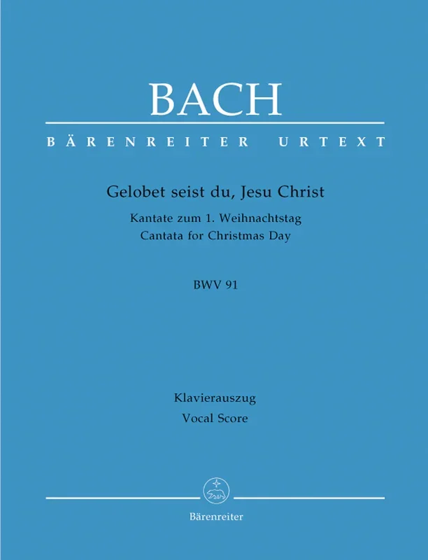 Bach: Cantata 91 – Vocal Score