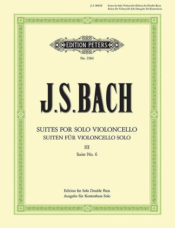 Bach: Cello Suites – Volume 3 (arr. for bass)