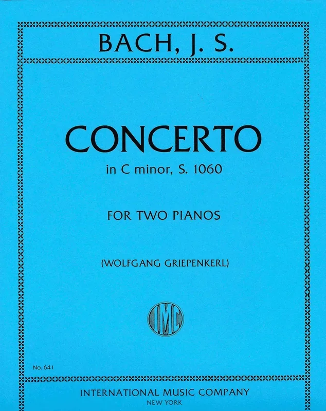 Bach: Concerto for Two Keyboards in C Minor, BWV 1060