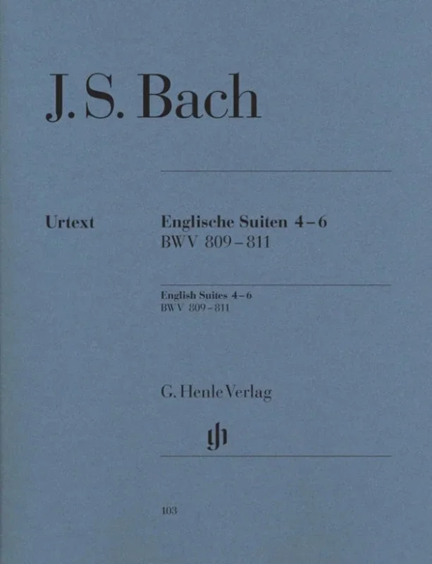 Bach: English Suites 4-6 BWV 809-811