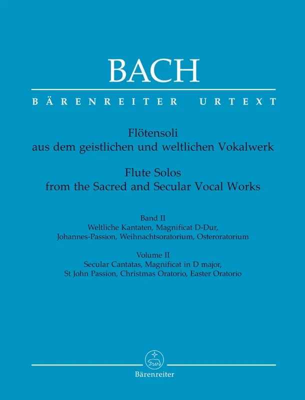 Bach: Flute Solos from the Sacred and Secular Vocal Works – Volume 2