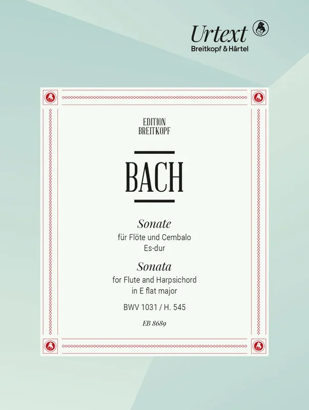 Bach: Flute Sonata in E-flat Major, BWV 1031
