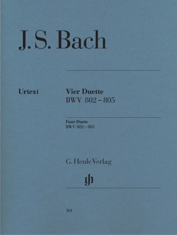Bach: Four Duets BWV 802-805 Piano Solo