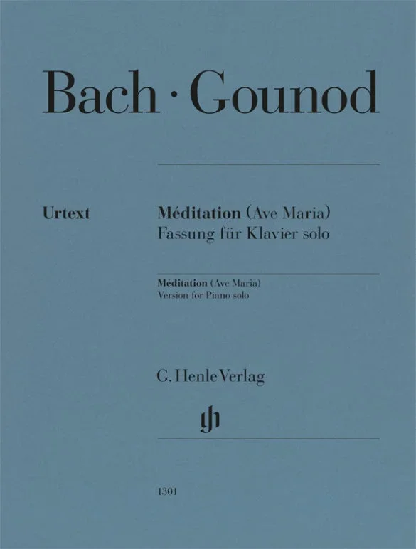 Bach-Gounod: Méditation, Ave Maria (Version for Piano)