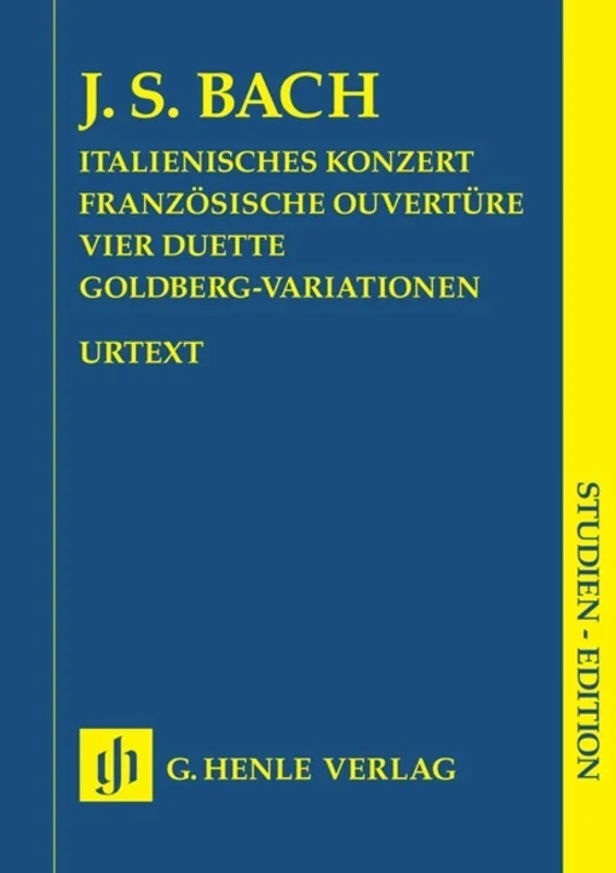 Bach: Italian Concerto French Overture Study Score