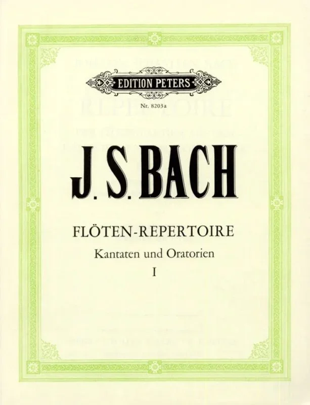 Bach: The Flute Repertoire – Volume 1 (Cantatas BWV 8–102, St. Matthew Passion, Easter Oratorio)