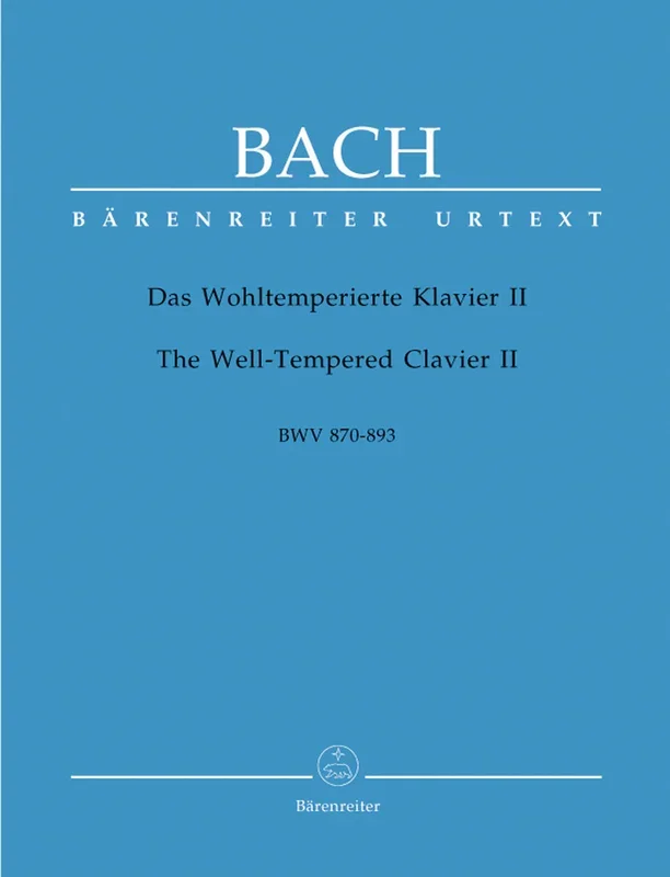 Bach: The Well-Tempered Clavier – Book 2, BWV 870-893