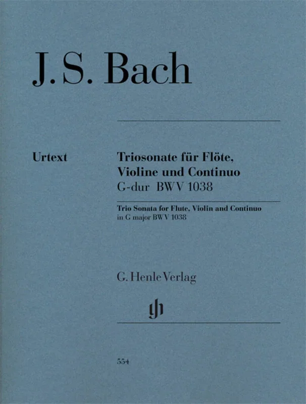 Bach: Trio Sonata for Flute, Violin and Continuo, BWV 1038