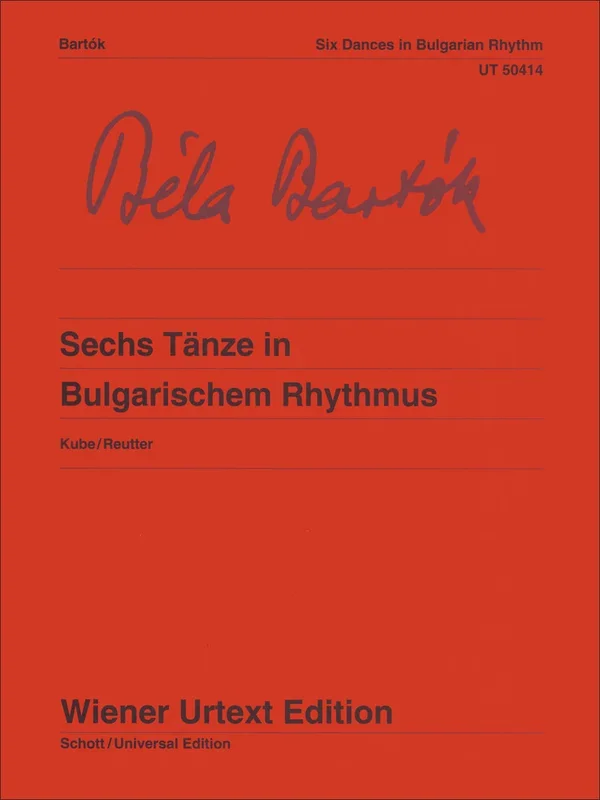 Bartók: 6 Dances in Bulgarian Rhythm