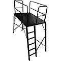 Bearcat 6 Foot Aluminum Top Marching Band Podium Silver