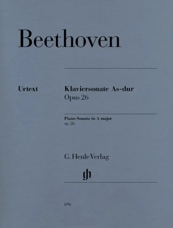 Beethoven – Sonata Op 26 A Flat Urtext (Softcover Book)