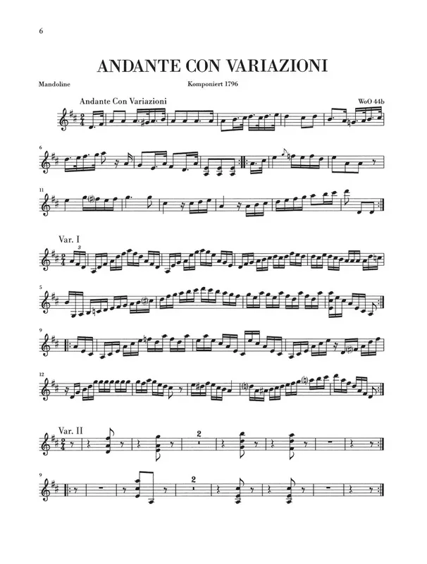 Beethoven: Works for Mandolin