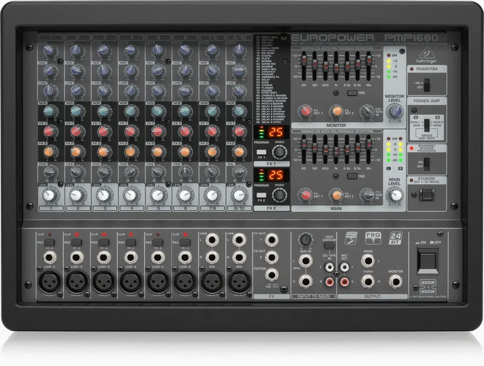 Behringer Europower Pmp1680s Pwred Mixer