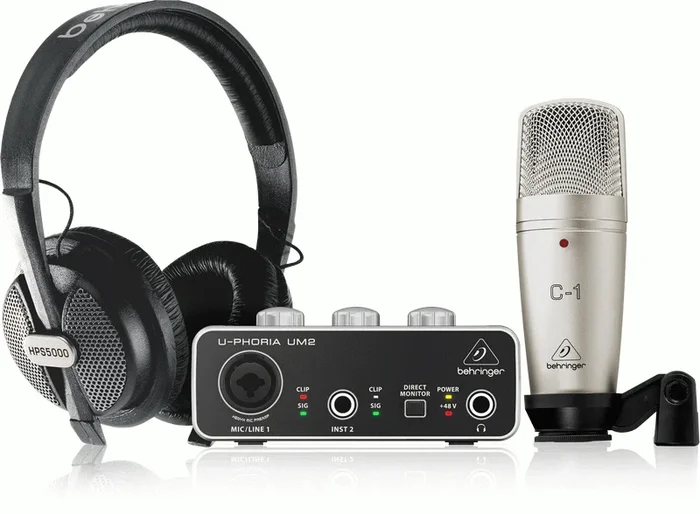 BEHRINGER U-PHORIA STUDIO RECORDING BUNDLE