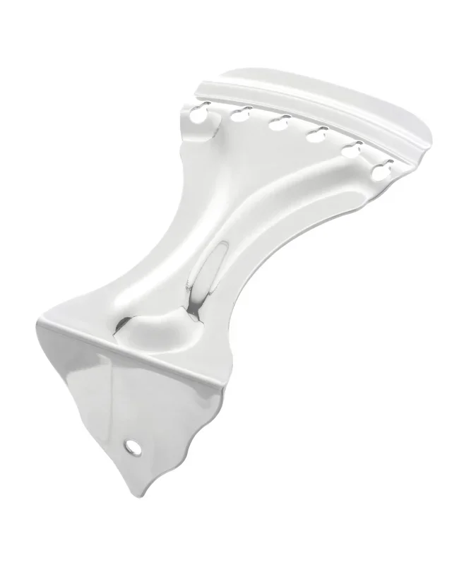 Bent Tailpiece for Resonator Guitars, Chrome Only –