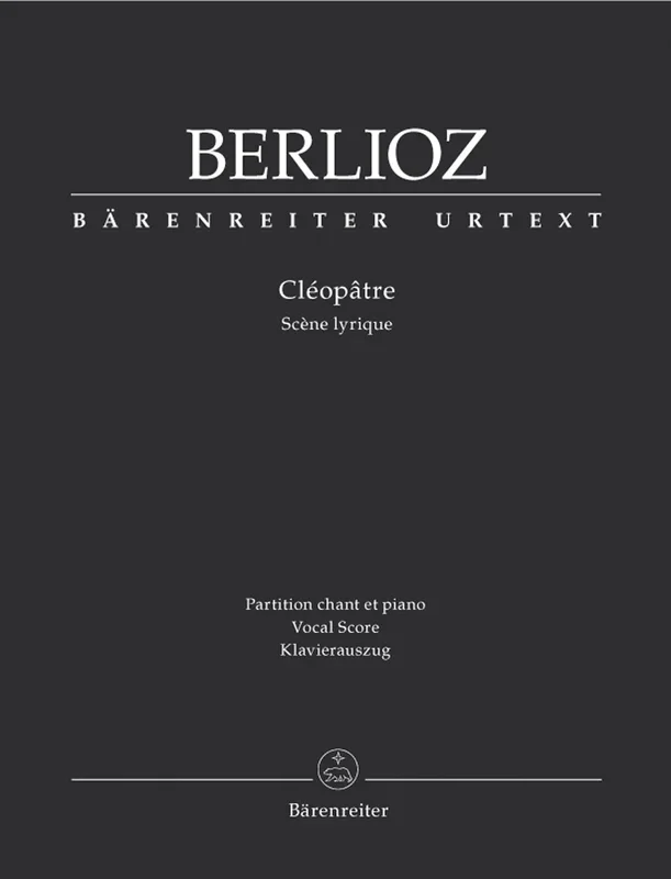 Berlioz: Cleopatre Scoreene Lyrique – Vocal Score