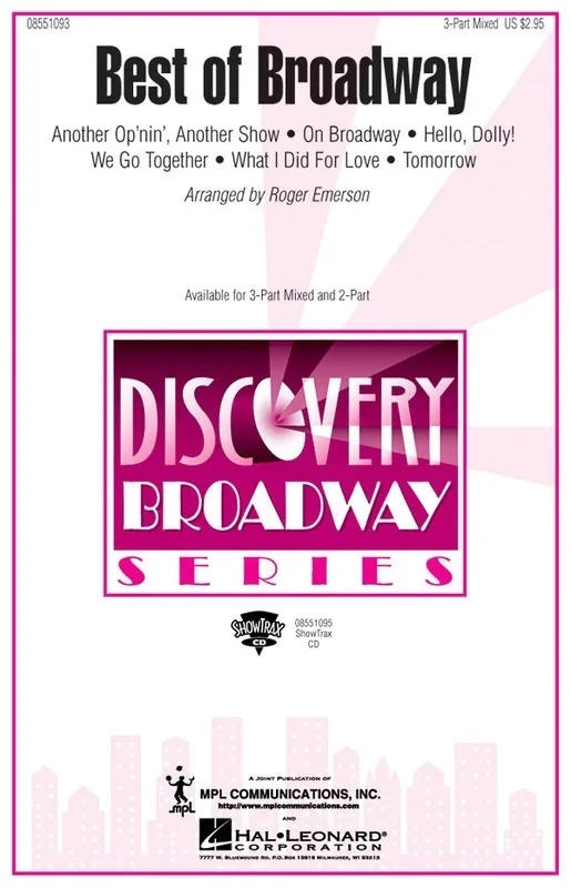 Best Of Broadway (Medley) 3-Part (Octavo)