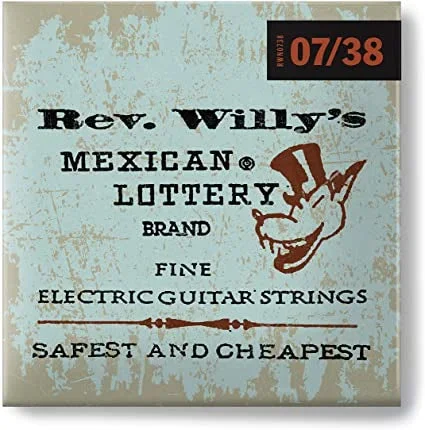 BILLY GIBBONS CUSTOM REV WILLY’S GUITAR STRINGS 07-38