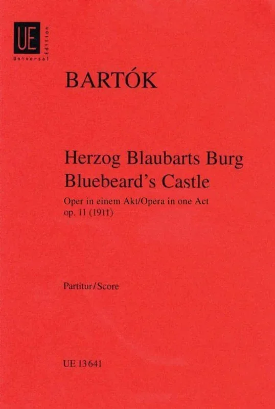 Bluebeards Castle Study Score Book
