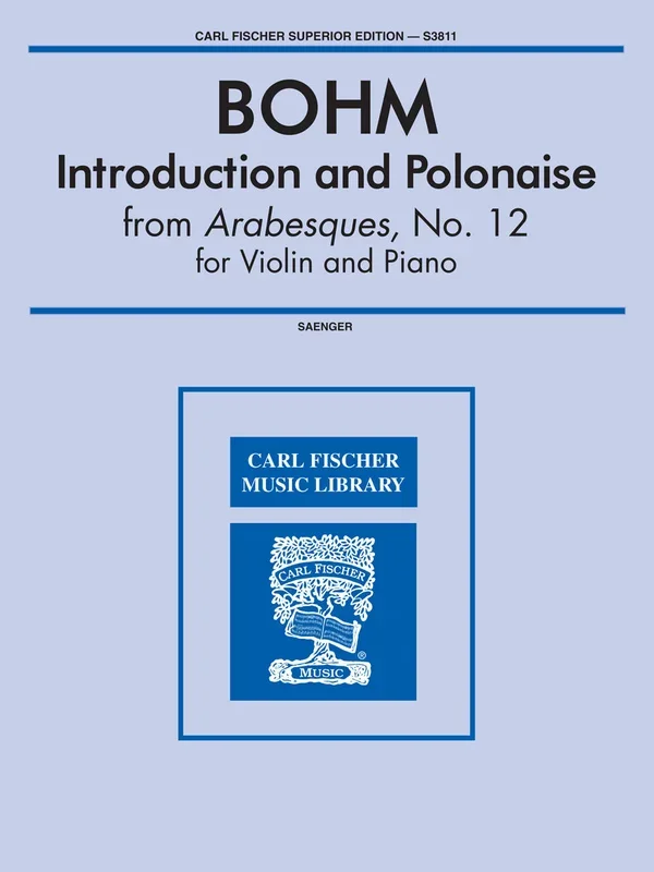 Bohm: Introduction and Polonaise from ‘Arabesques’