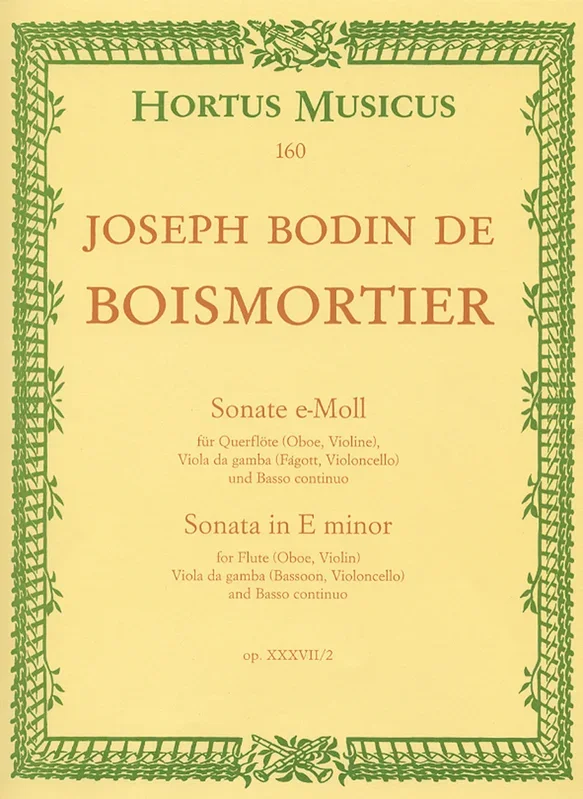 Boismortier: Sonata in E Minor Op 37 No 2 for Flute & Viola da Gamba
