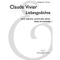 Boosey and Hawkes Liebesgedichte Boosey & Hawkes Scores/Books Series Softcover Composed by Claude Vivier Standard