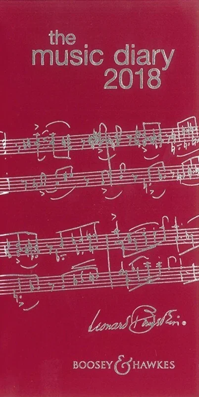 Boosey And Hawkes Music Diary 2018 Red (Softcover Book)