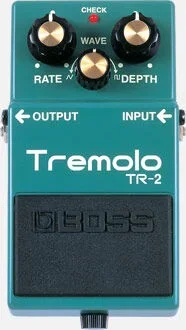 BOSS TR-2 Tremolo Pedal – Compact Effects with Wave, Rate, and Depth Controls for Classic Tremolo Sound