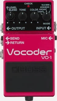 BOSS VO-1 Vocoder Pedal – Compact Voice Modulation Effects for Guitar & Bass