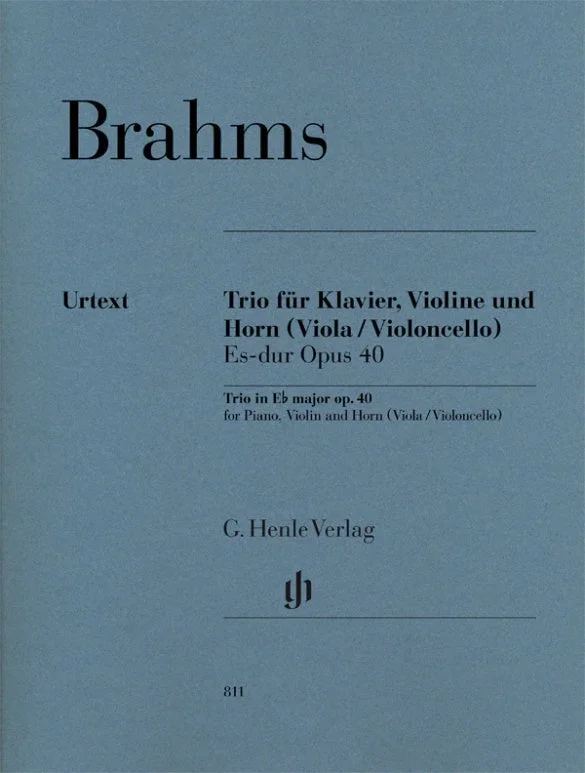 Brahms: Horn Trio in E-flat Major, Op. 40
