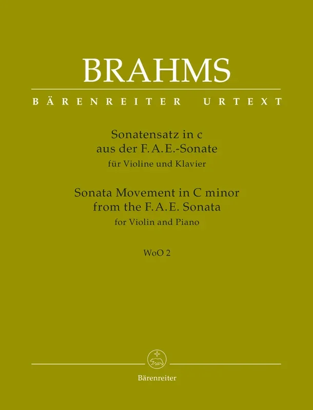 Brahms: Sonata Movement from the F. A. E. Sonata, WoO 2