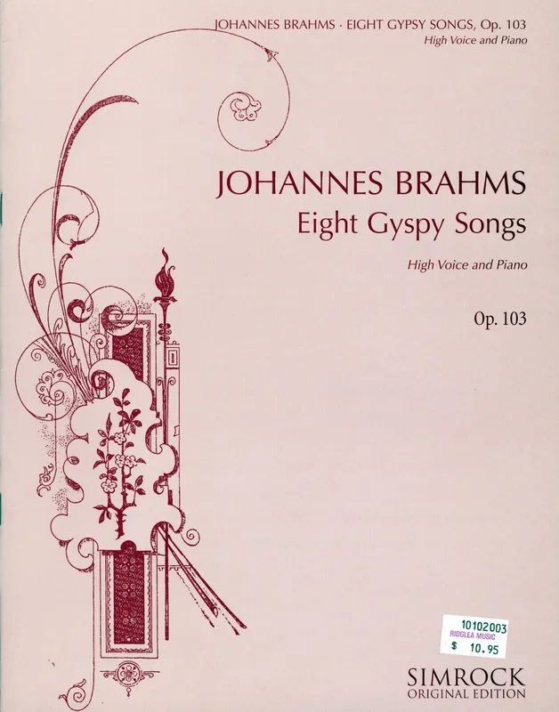 Brahms: Zigeunerlieder, Op. 103 (Version for Voice & Piano)